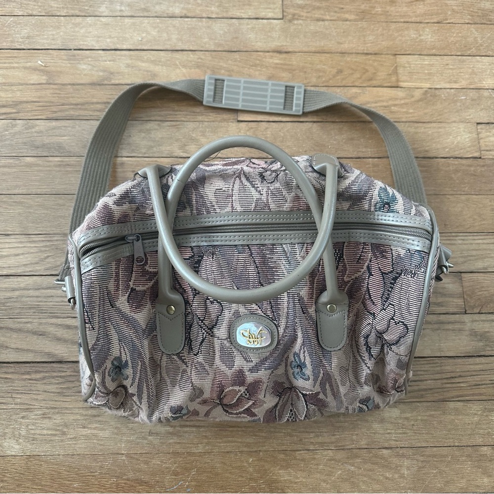 Vintage Dvf Diane Von Furstenberg Travel Bag Carry-on‎ Weekend Long.